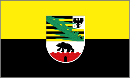 Image of Saxony-Anhalt ([Sachsen-Anhalt]) State Flag