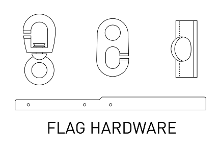 Image of Flag Hardware