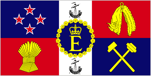 Image of Personal Flag of HM The Queen