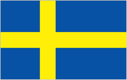 Sweden on Swedish Flags  Sweden  From The World Flag Database