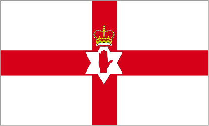 BELFAST FLAG 5' x 3' Capital City of Northern Ireland 100 Years Irish Flags 