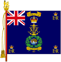 Image of The Regimental Colour of 40 Commando, The Royal Marines