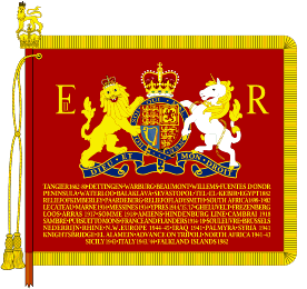 Image of The Sovereign’s Standard of The Blues and Royals