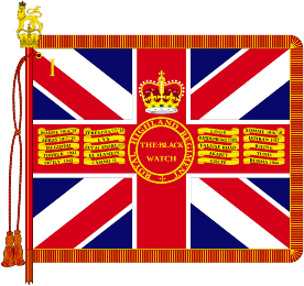 Image of The Queen’s Colour of 1st Battalion, The Black Watch