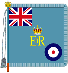 Image of The Queen’s Colour for the Royal Air Force in the UK